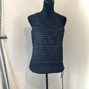 Athleta racer back tank with built in bra.